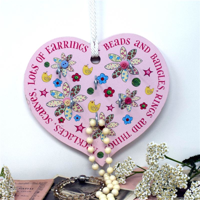 Order Jewellery Heart in Bird & Button Design