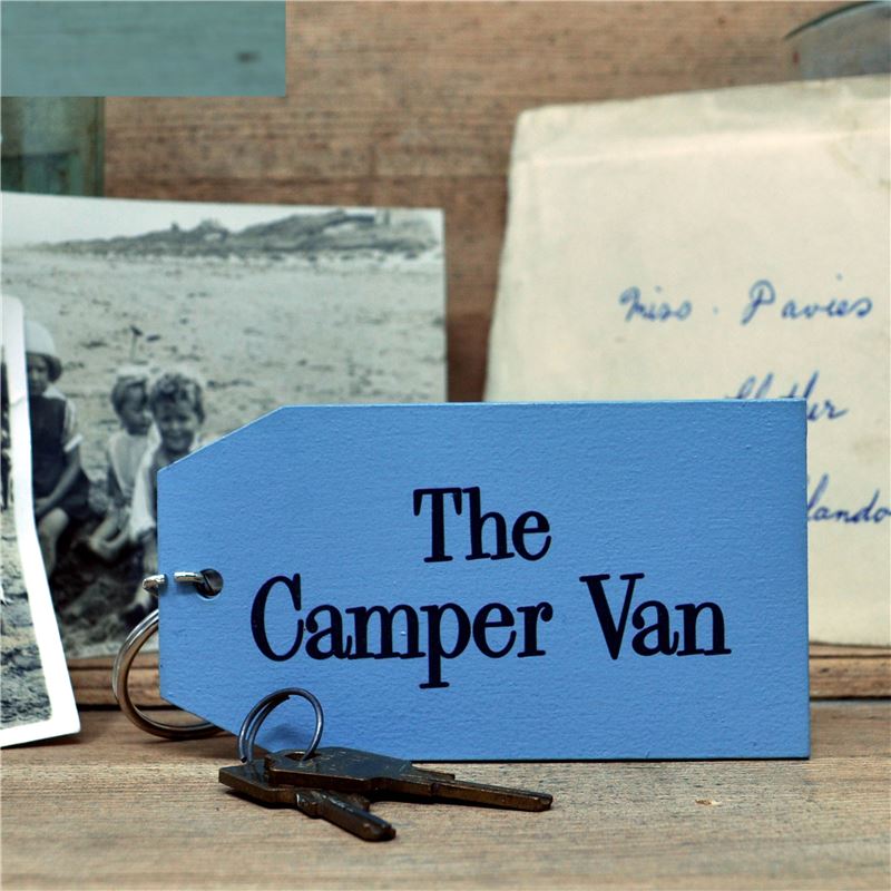 Order Hand Painted Key Ring:  The Camper van