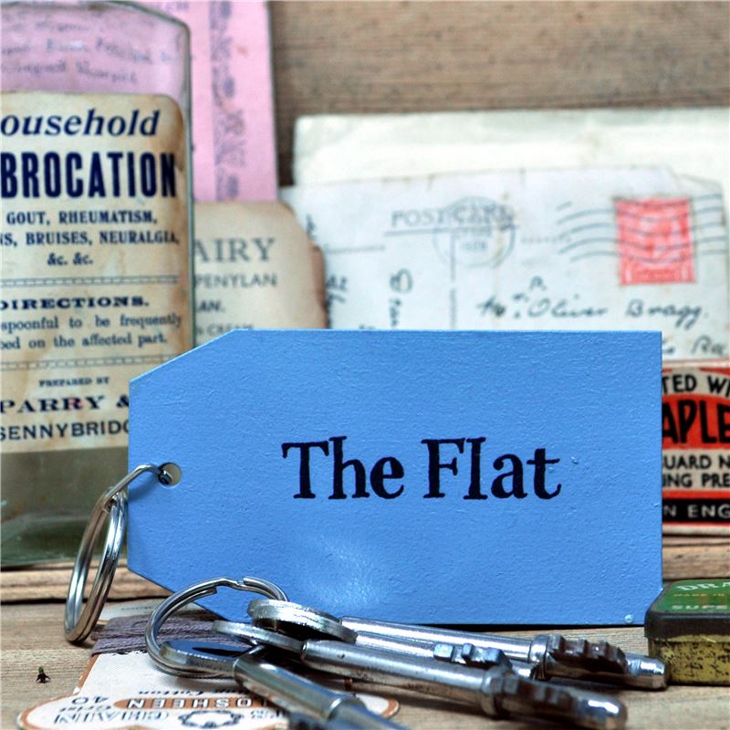 Order Wooden Key Ring:  the Flat