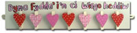 Order Heddiw mi fydda I‘n gwisgo - ‘Today I will be wearing….‘ (hearts)