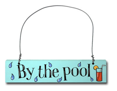 By the pool