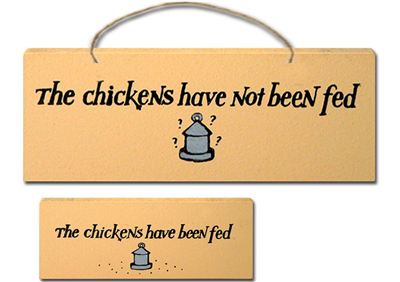Chickens Have Been Fed