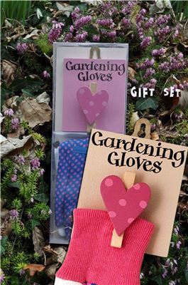 Gardening gloves (pink)