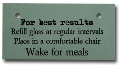 For Best Results…