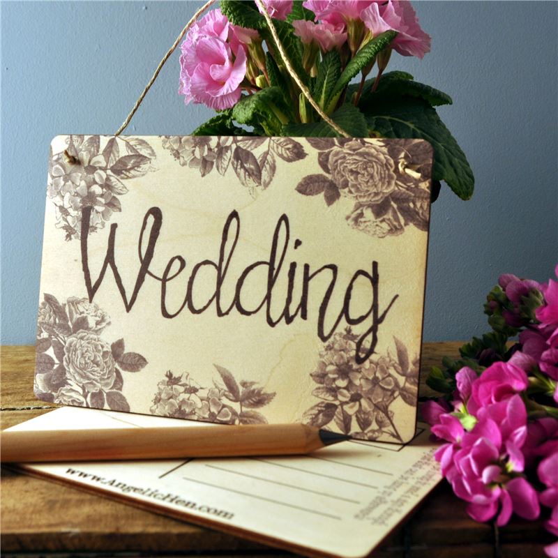 Order Sign Posts - Wedding