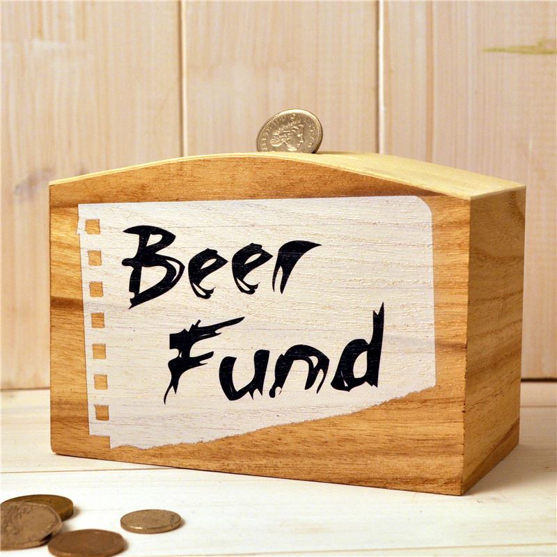 Order Beer Travel Fund Money Box