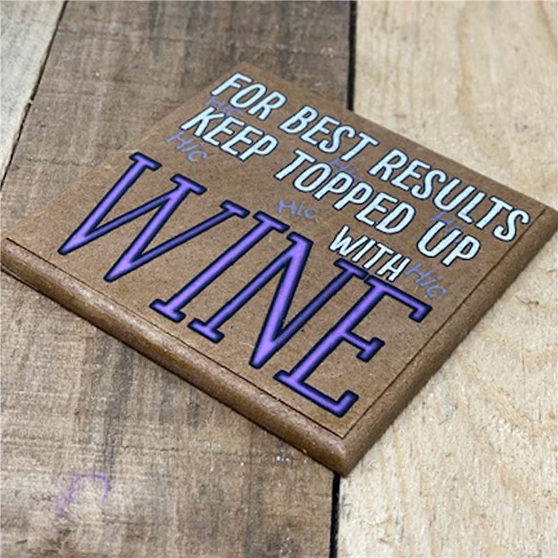 Order Witty Wine Coaster