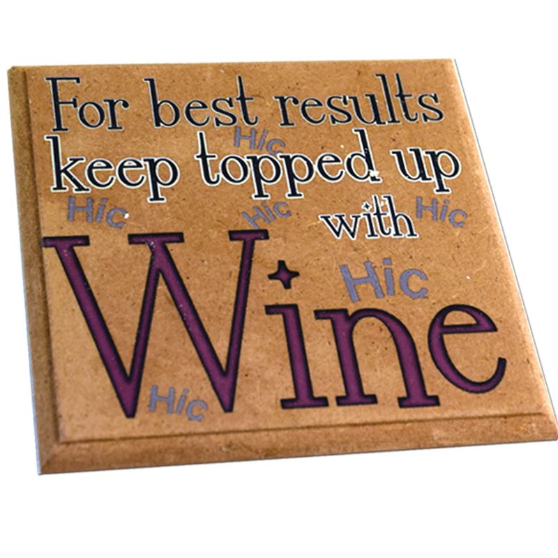 Order Witty Wine Coaster