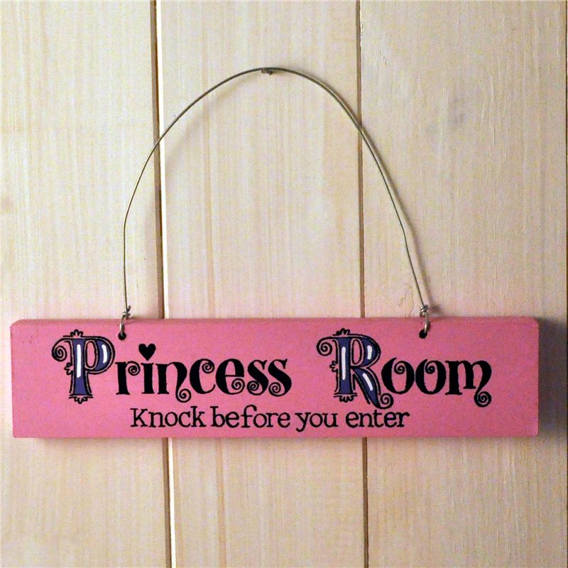 Order Princess room, handpainted wooden sign.