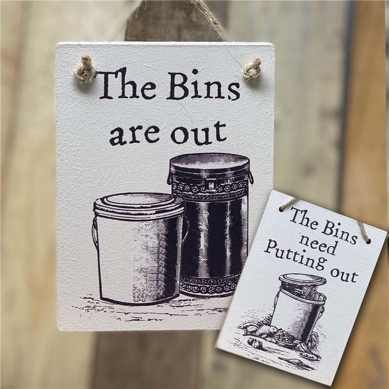 Order Double Sided The Bins Need Putting Out - (etch)