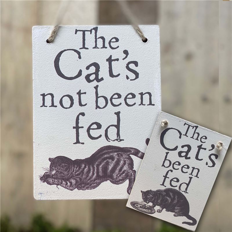Order Double Sided The Cat‘s Been Fed - (etch)