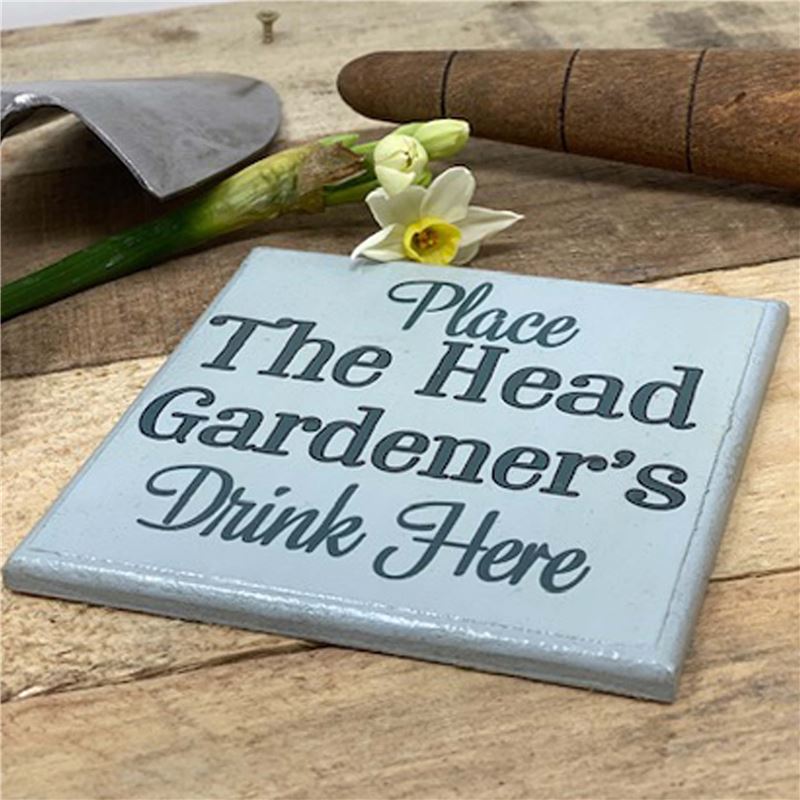 Order Copy of Place the Under Gardener‘s drink here -coaster