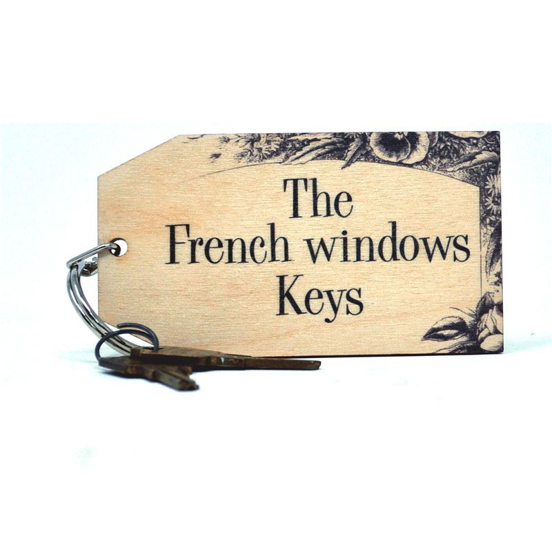 Order Birch Key Ring: The French Windows Keys