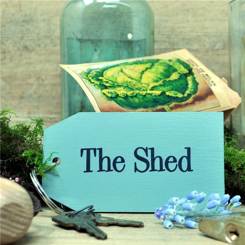 Order Wooden Key Ring:  The Shed