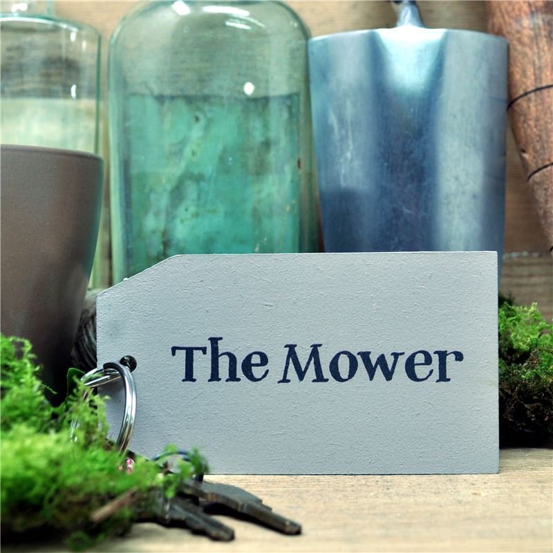 Order Wooden Key Ring:  The Mower