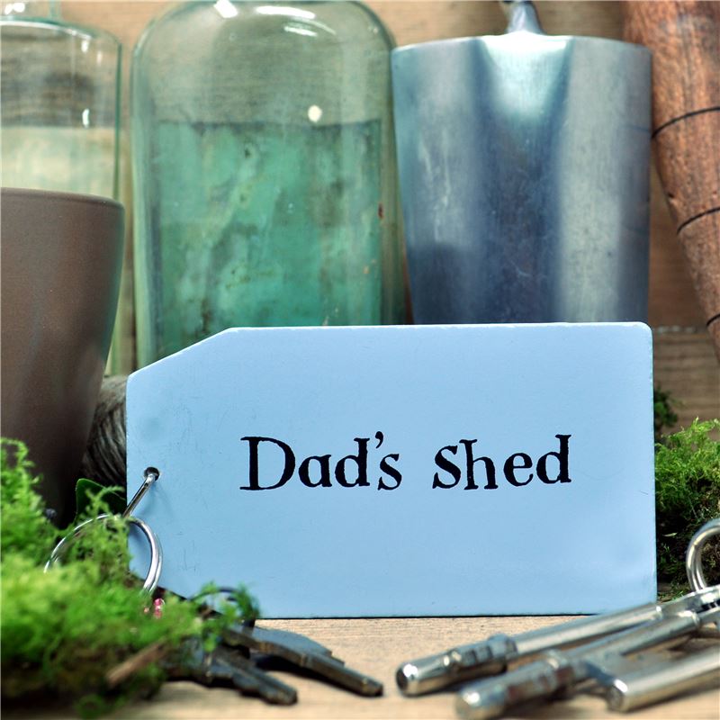 Order Wooden Key Ring:  Dad‘s Shed