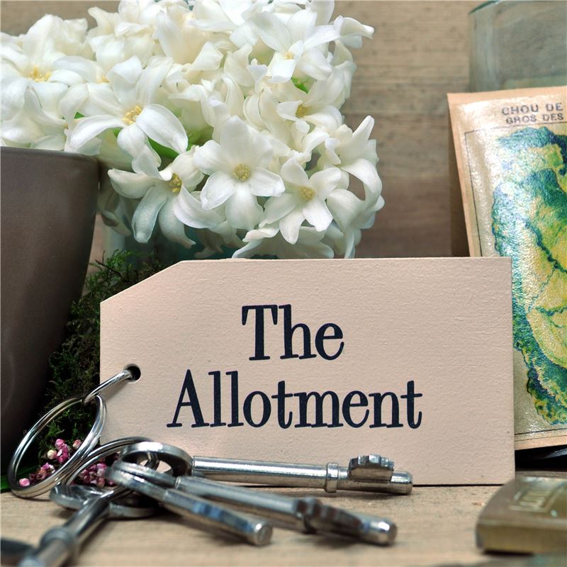 Order Wooden Key Ring:  Allotment Key