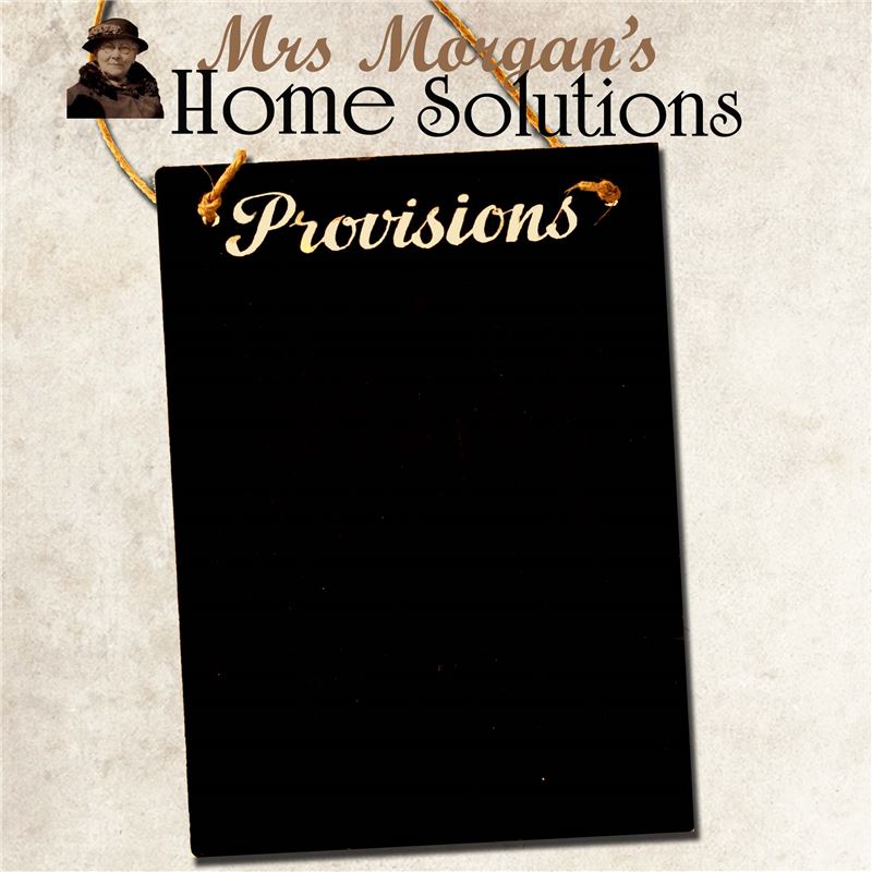 Order Provisons, mini chalk board