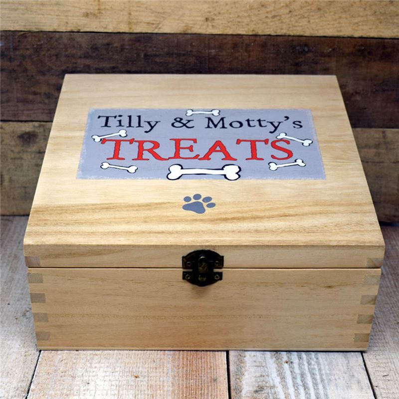 Order Personalised Doggy Treat Box