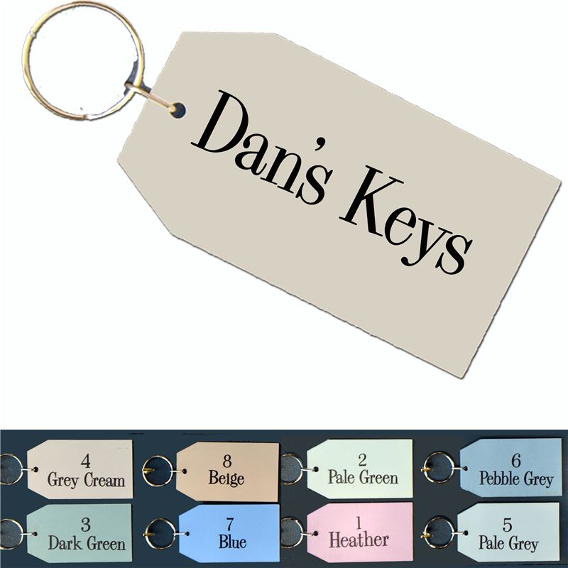 Order Personalised Wooden Key Ring 