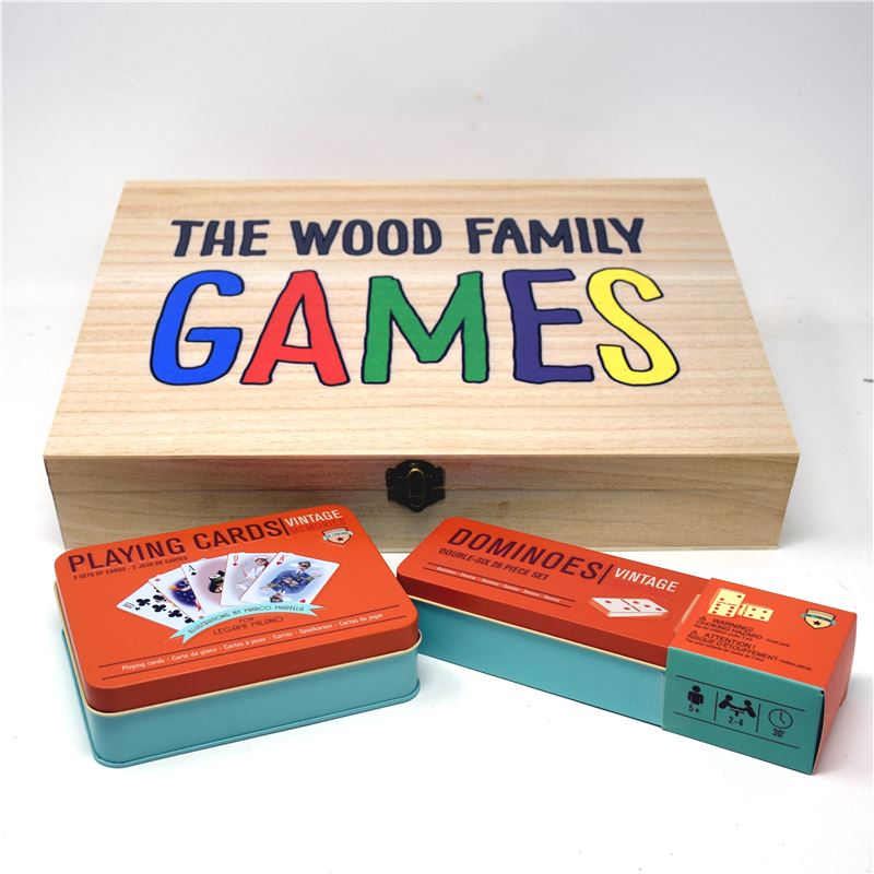 Order Personalised Family Games Box Full Set