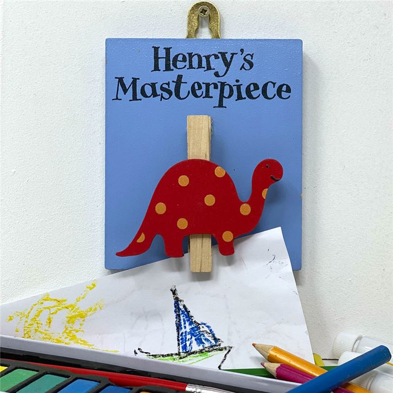 Order Personalised Masterpiece Peg Red Dinosaur