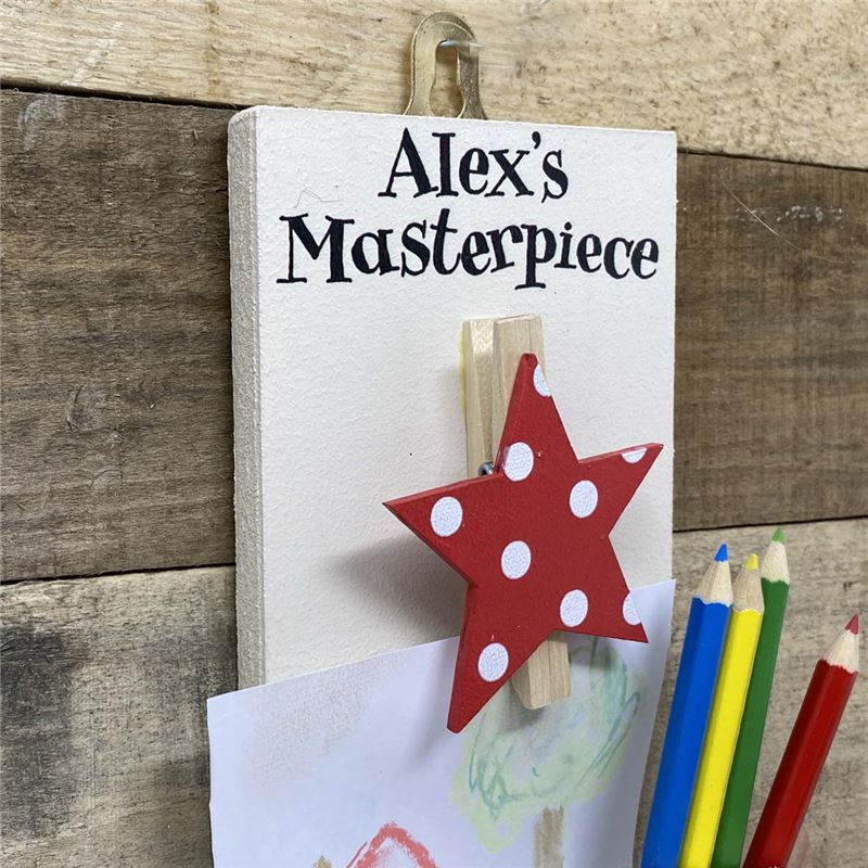 Order Personalised Masterpiece Peg Red Star