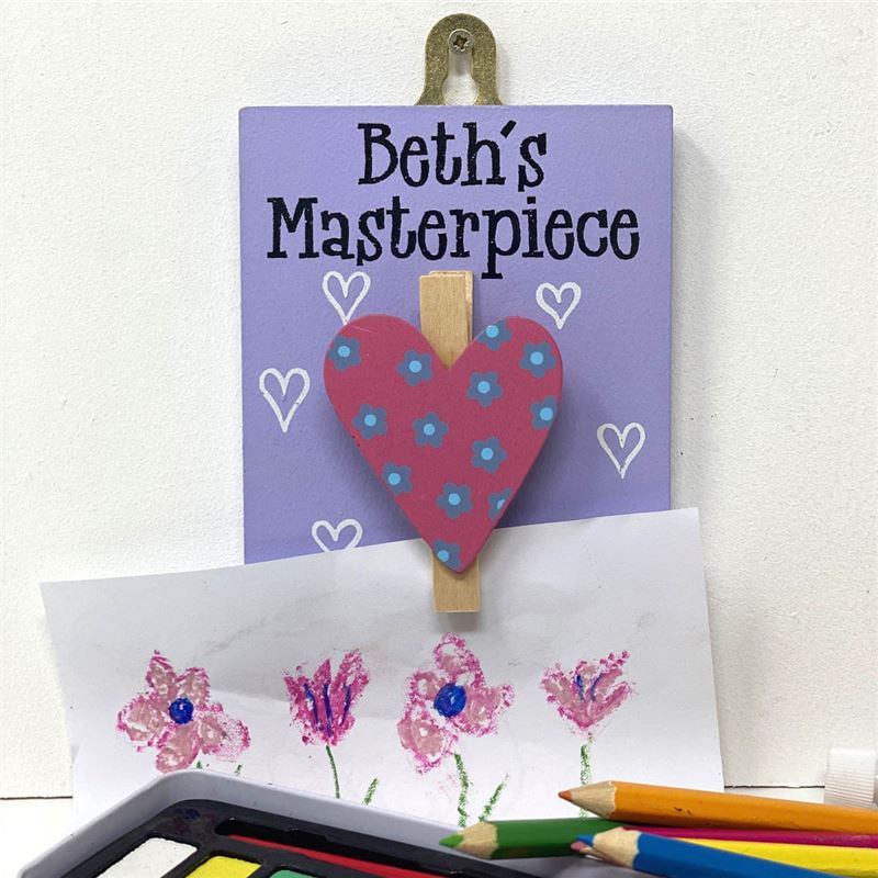 Order Personalised Masterpiece Peg Heart