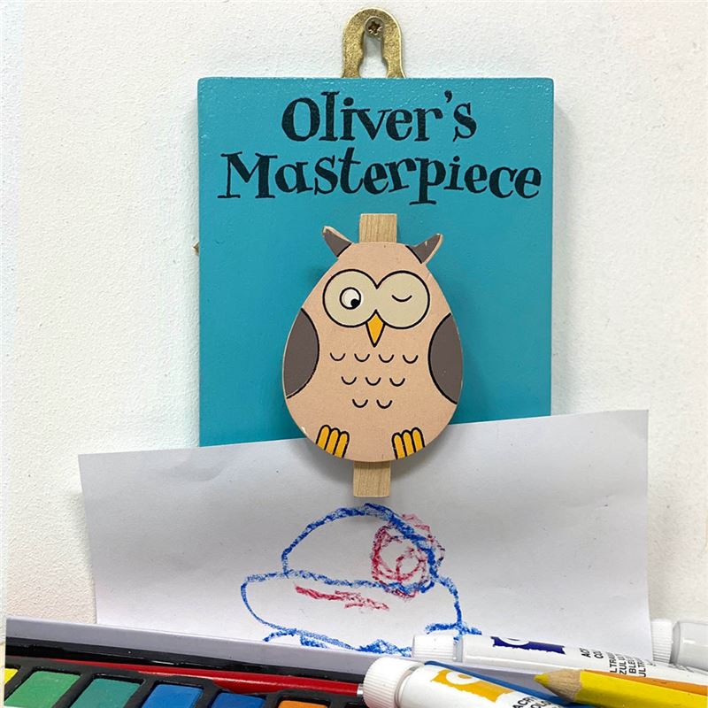 Order Personalised Masterpiece Peg Owl
