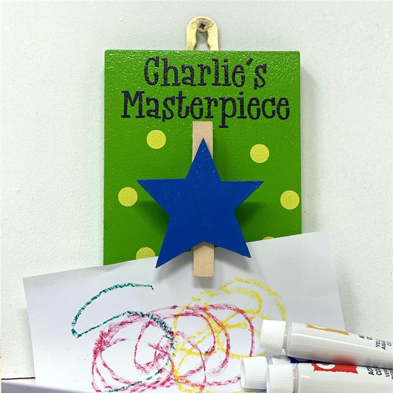 Order Personalised Masterpiece Peg Blue Star