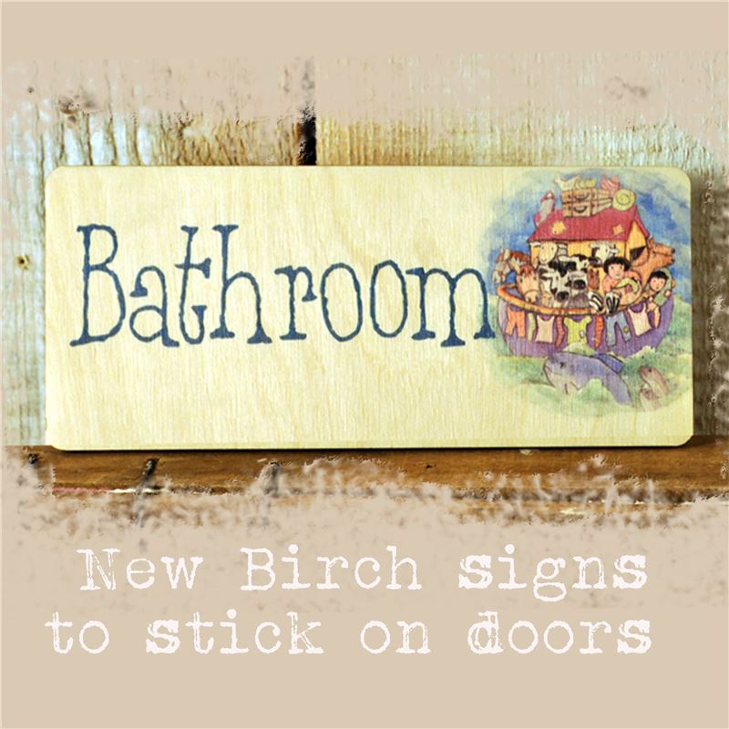 Noah‘s Ark Bathroom Sign
