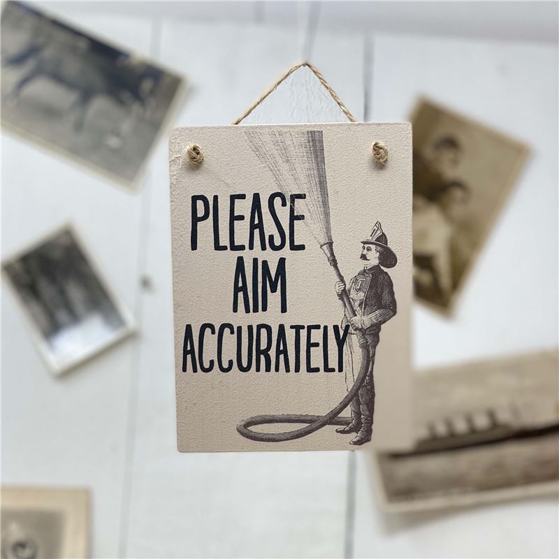 please aim accurately
