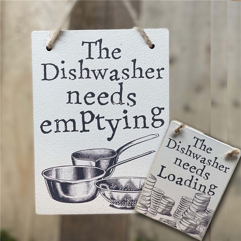 Double Sided  Dishwasher - (etch)