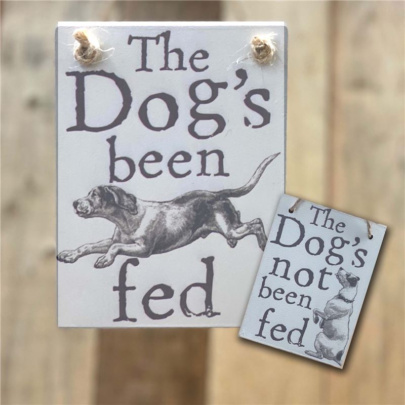 Double Sided The Dog‘s Been Fed - (etch)
