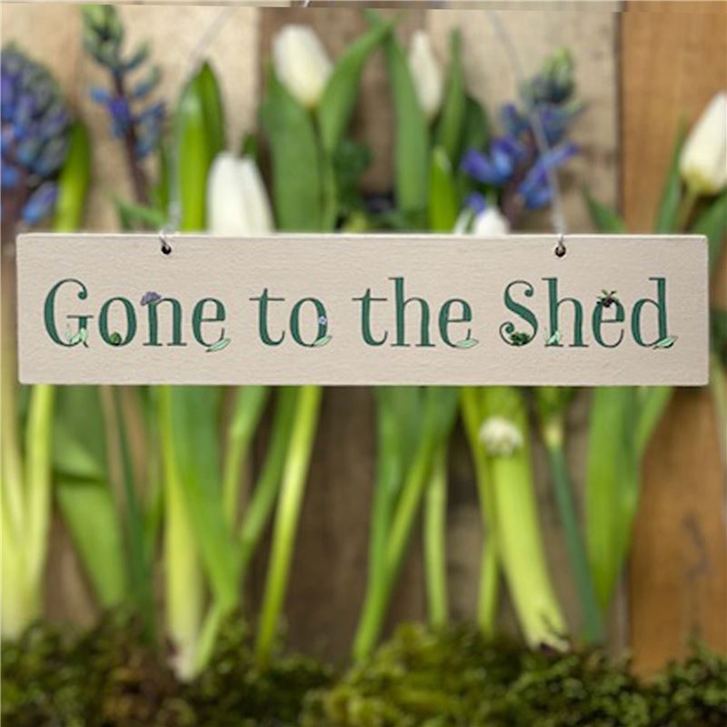 Gone to the shed