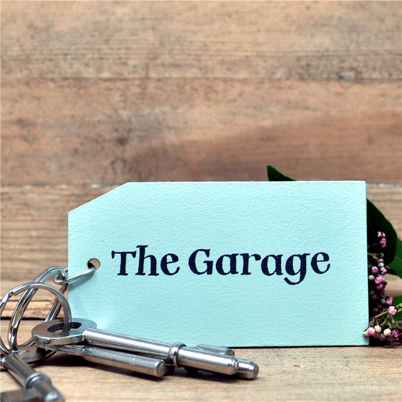 Wooden Key Ring:  The Garage