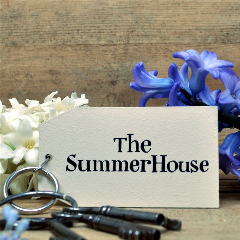 Wooden Key Ring:  The Summer House