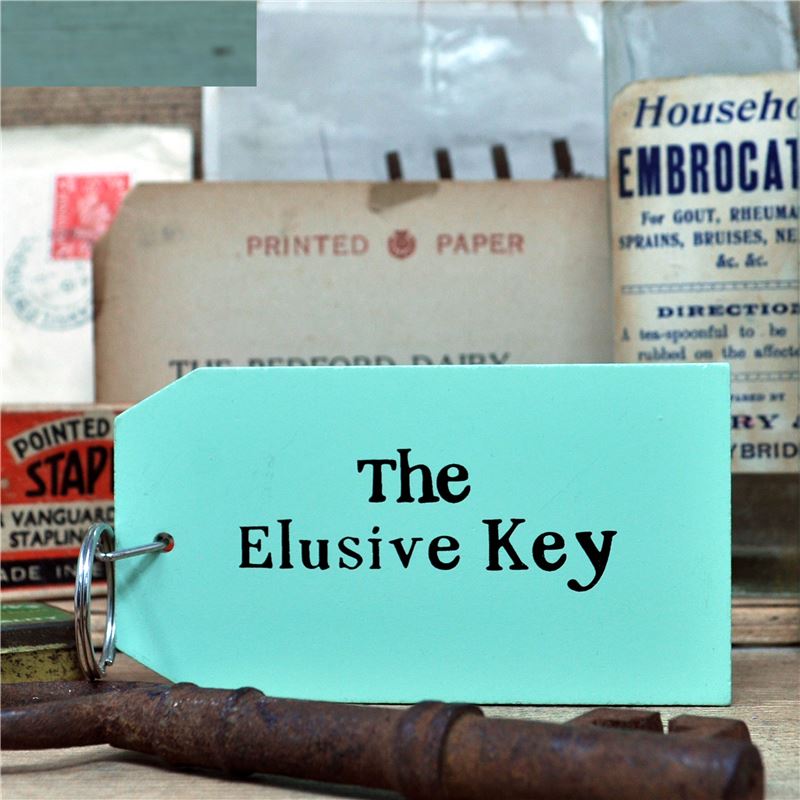 Wooden Key Ring:  The Elusive Key