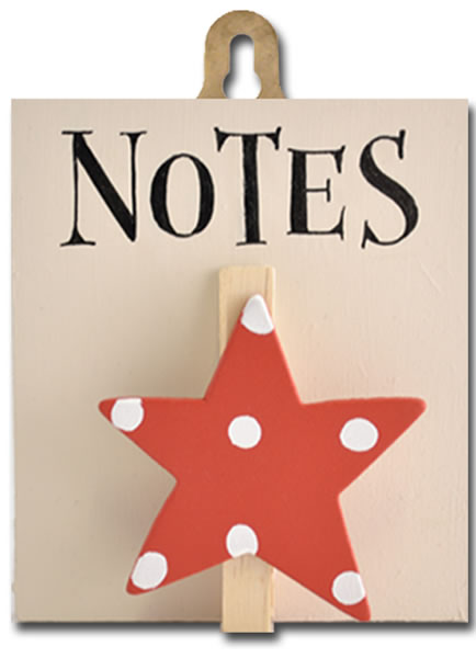 Notes (red star)