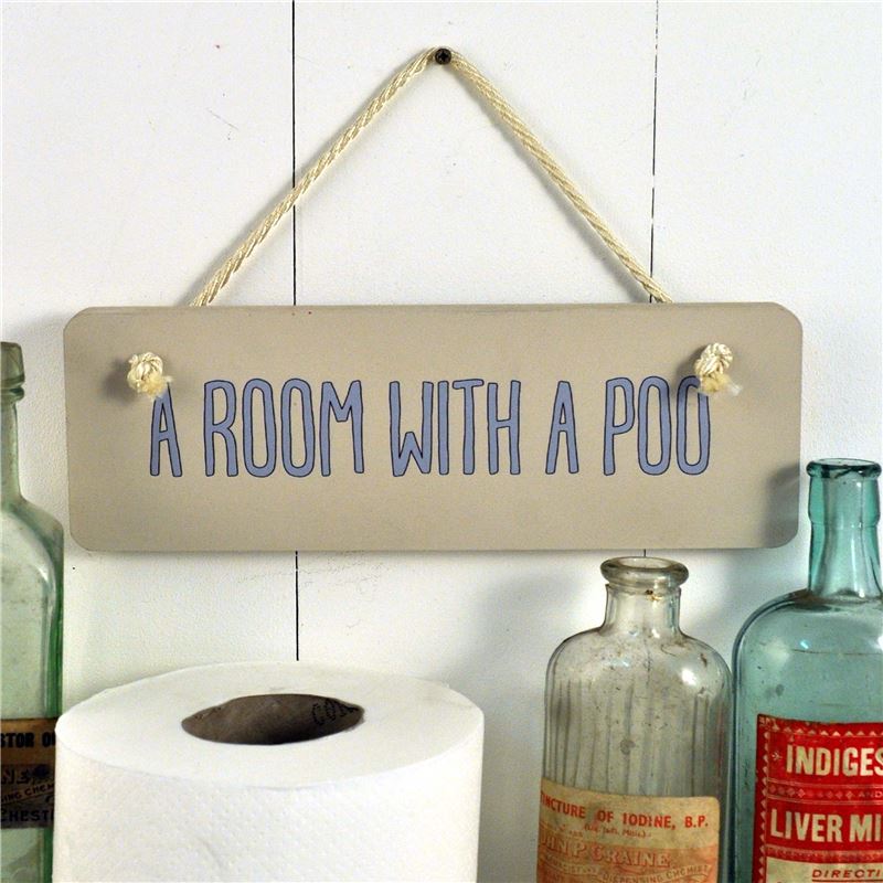 The room with a poo