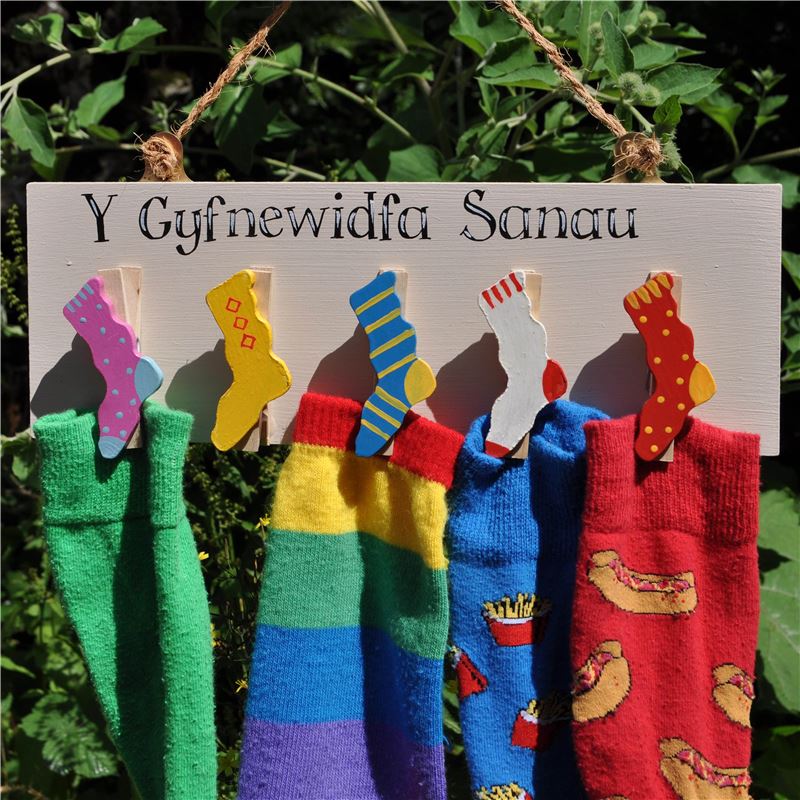 Welsh Language Socks Reunited